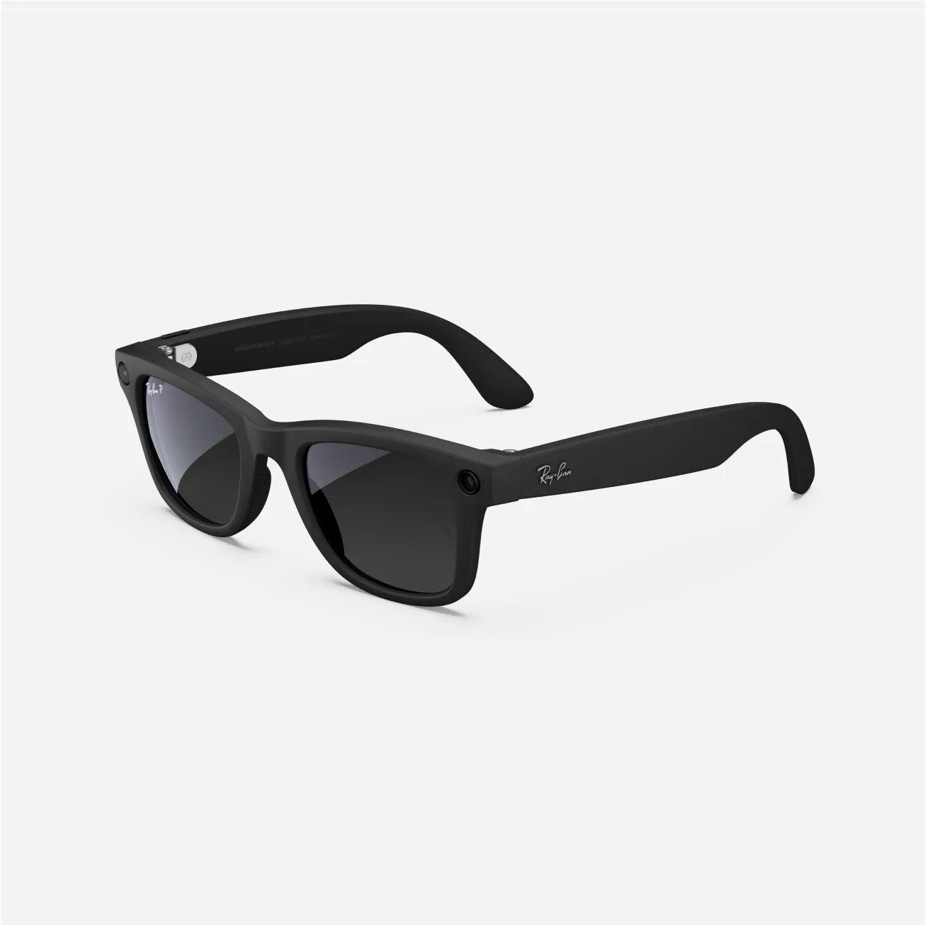 عینک هوشمند ری بن متا ویفر Matte Black | Gradient Graphite - Image 1