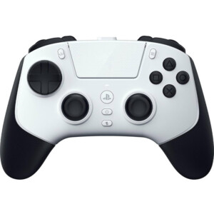 دسته : Razer Raiju V3 Pro Wireless Gaming Controller for PS5 - White Edition