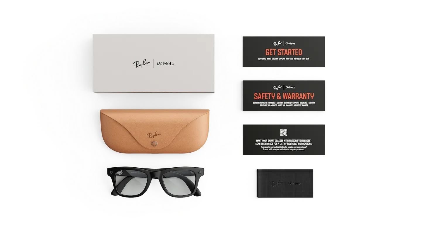 عینک : Wayfate (Gen3) Frame colour: Matte Black Lens colour: Clear - Image 3