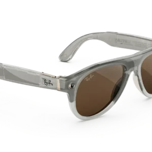 عینک : Aviator (Gen 3) Frame colour: Milky Warm Beige Lens colour: Transitions® Brown