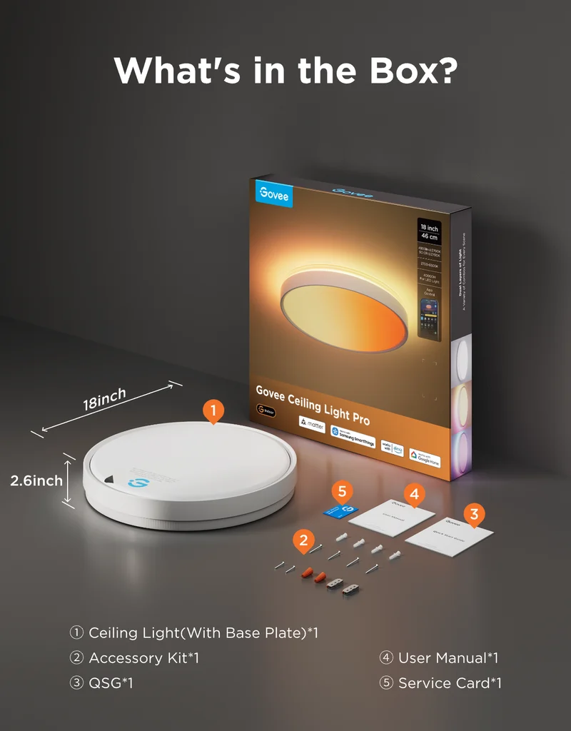 Govee 18-Inch Ceiling Light Pro - Image 5