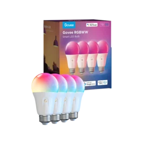 Govee A19 Smart RGBWW Bulbs E26 1200lm