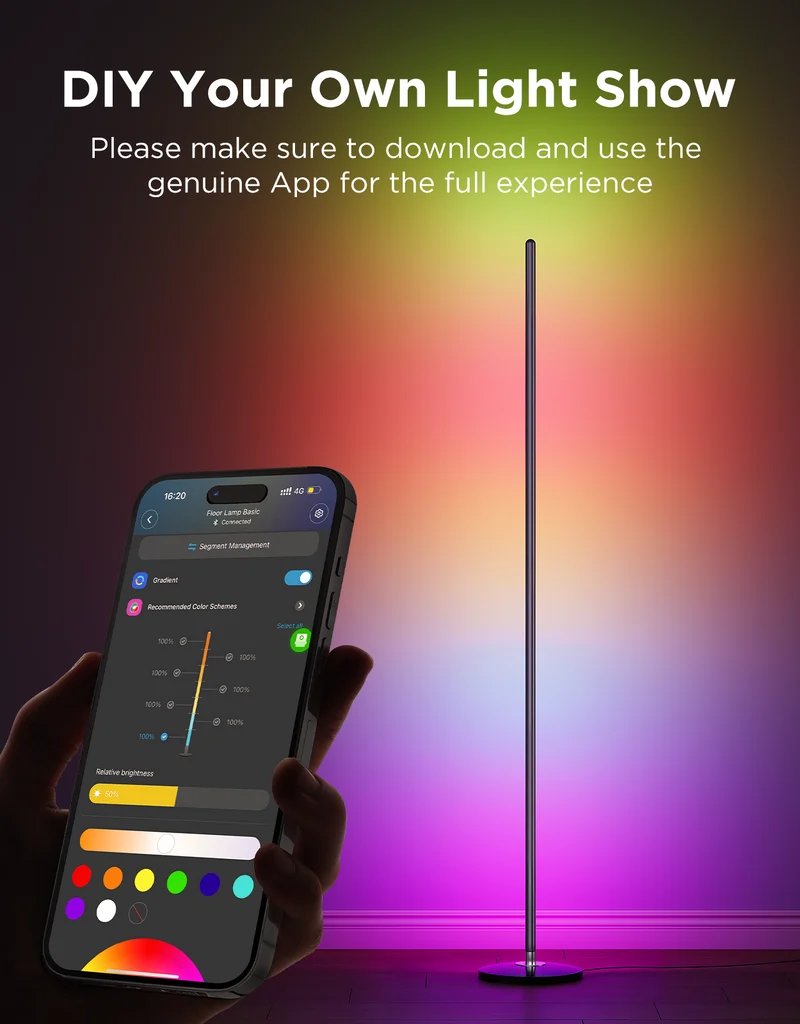 Govee RGBICW Smart Floor Lamp Basic - Image 2