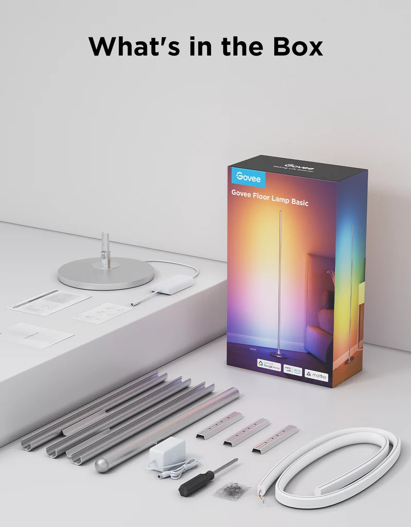 Govee RGBICW Smart Floor Lamp Basic - Image 4