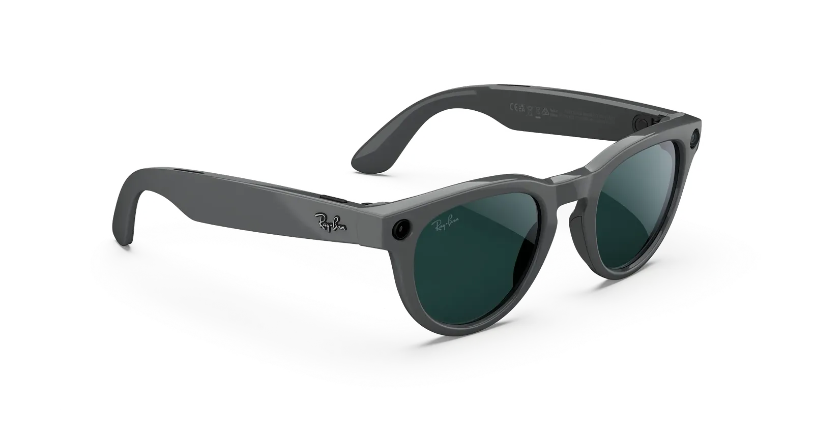 عینک : Headliner (Gen 2) Frame colour: Shiny Asteroid Grey Lens colour: Clear to Emerald Transitions