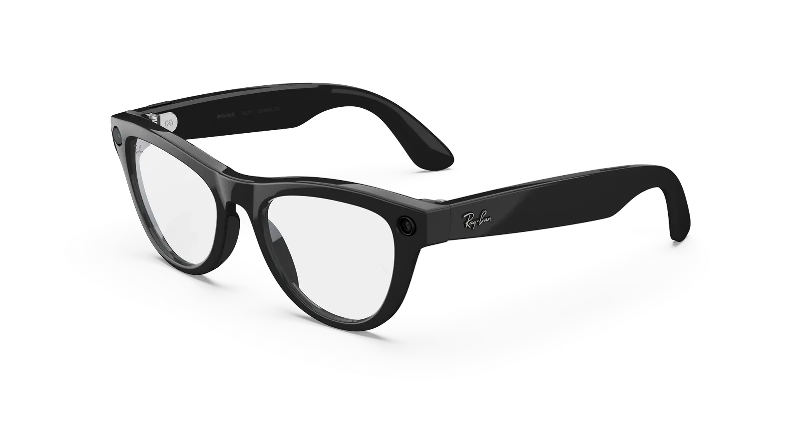 عینک : Skyler (Gen 2) Frame colour: Shiny Black Lens colour: Clear - Image 1
