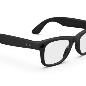 عینک : Wayfarer (Gen 2) Frame colour: Matte Black Lens colour: Clear