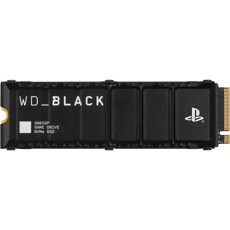 حافظه اس اس دی WD_BLACK SN850P دارای هیت سینگ - مخصوص PS5 - دو ترابایت