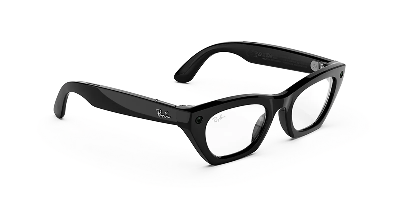 عینک : Zena (Gen 3) Frame colour: Shiny Black Lens colour: Clear - Image 2